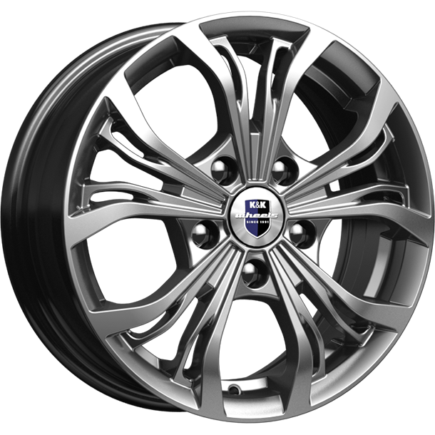 Диски K&K Аламида 6.5x16/5x105 D56.6 ET38 K-AND-K-DARK-PLATINUM